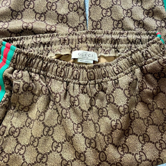 Gucci GG Monogram Web Technical Jersey Jogging Pants Unisex - Picture 7 of 8